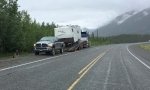 Alcan Trailer Tow Near Destruction Bay, YT