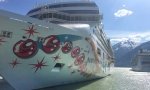 Cruise Ship in Port at Skagway, Alaska