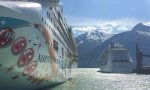 Cruise Ship in Port at Skagway, Alaska