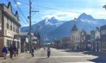 Cruise Ship at Downtown Skagway Alaska