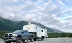 Chilkat River Boondocking near Haines, Alaska with Satellite Internet