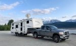 Chilkat River Boondocking near Haines, Alaska with Satellite Internet