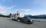 Chilkat River Boondocking near Haines, Alaska with Satellite Internet