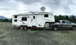 Chilkat River Boondocking near Haines, Alaska with Satellite Internet