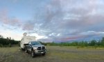 Boondocking near Braeburn, Yukon with Satellite Internet