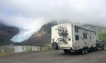Glacier and rig near Stewart BC and Hyder Alaska