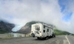 Glacier and rig near Stewart BC and Hyder Alaska