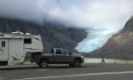 Glacier and rig near Stewart BC and Hyder Alaska