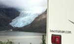 Glacier and rig near Stewart BC and Hyder Alaska