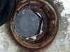 Replace RV water heater anode.