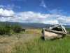Old Boat at Burwash Landing Resort, Yukon Territory