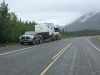 Alcan Trailer Tow Near Destruction Bay, YT