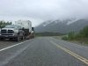 Alcan Trailer Tow Near Destruction Bay, YT