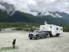 Chilkat River Boondocking near Haines, Alaska with Satellite Internet