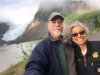 Glacier selfie near Stewart BC and Hyder Alaska