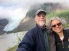 Glacier selfie near Stewart BC and Hyder Alaska