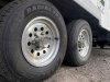 New Trailer Tire after Flat on Cassiar Highway