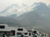 Athabasca Glacier Icefields Visitor Centre Parking Lot Boondocking