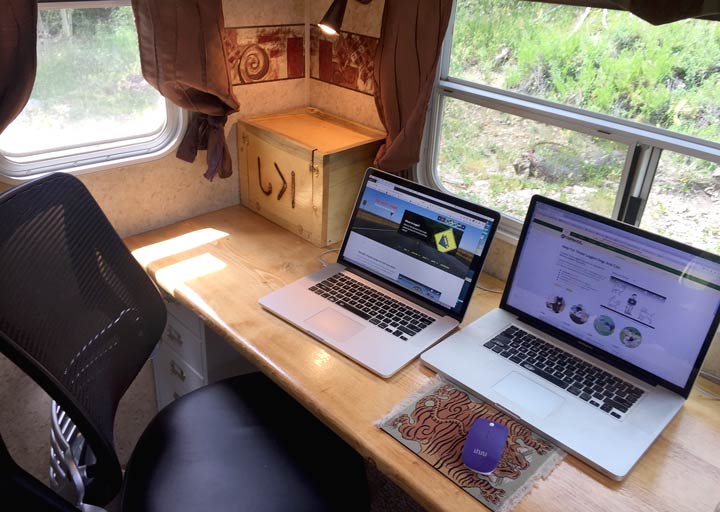 mobile home office