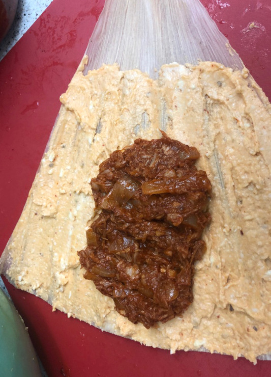 almost vegan jackfruit tamales