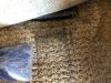 RV slide out carpet stain