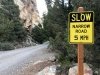 Great Basin National Park Slow Winding Road Sign