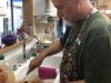 Making jackfruit tamales