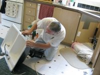 Reseating the Kitchen Sink