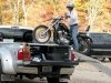 Truck Bed Motorcycle Ramp Bike Winch
