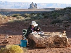 Free RV Boondocking at Goosenecks Utah State Park