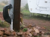 DIY RV Power Service Hookup Rain Protection