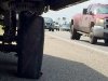 Fifth Wheel Trailer Tire Blowout Roadside Flat Repair