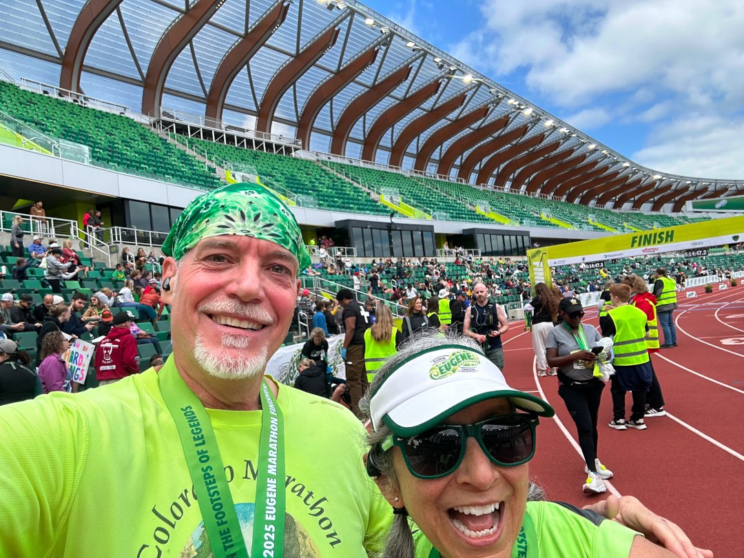 Hawyard Field Finish Line Eugene Marathon
