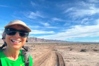 Running near Fountain of Youth