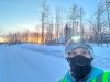 Running on Long Lake Willow Alaska