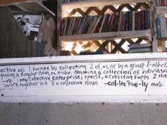 Slab City Library Decor