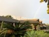 Rainbow over Los Angeles Suburb