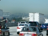 Smog Layer over L.A. Traffic