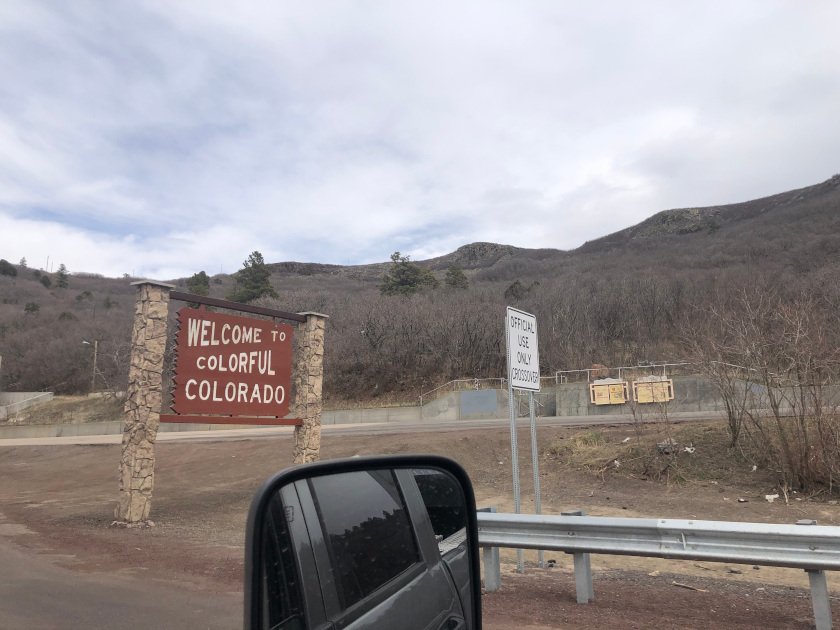 I125 Colorado Welcome Sign