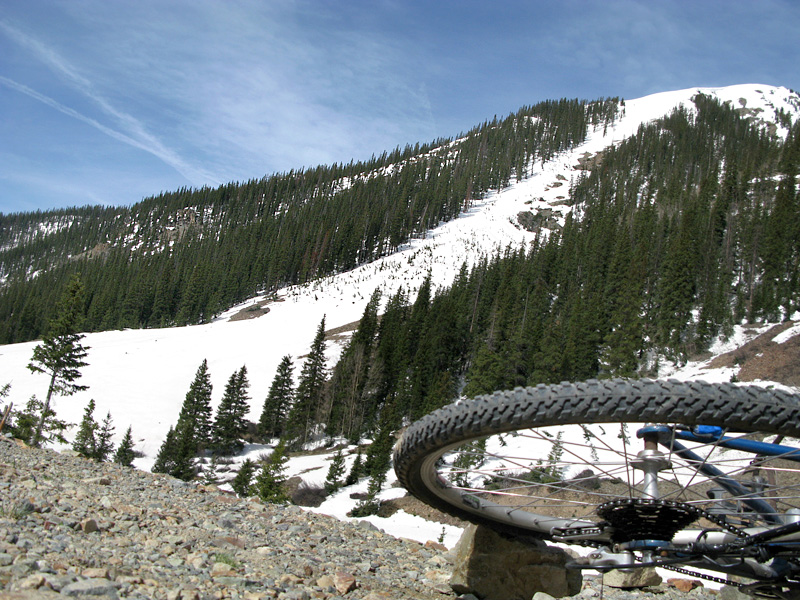 Proof we biked up Silverton Mountain to the Ski Area
