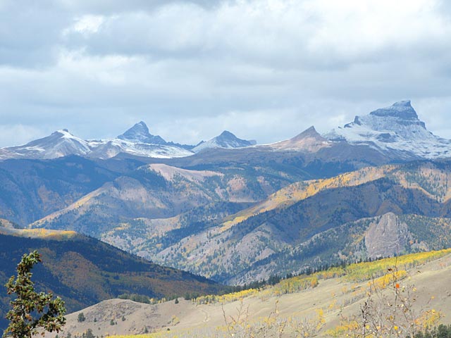 Windy Point View of San Juan Mountains