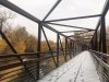 Snow on Cache La Poudre River