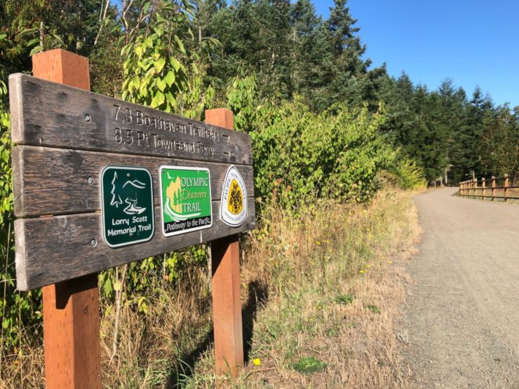 Olympic Discovery Trail near Chimacum SKPs Co-Op Park