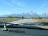 Grand Tetons and Dashboard Jackelope