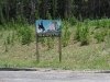 Wyoming State Border Sign