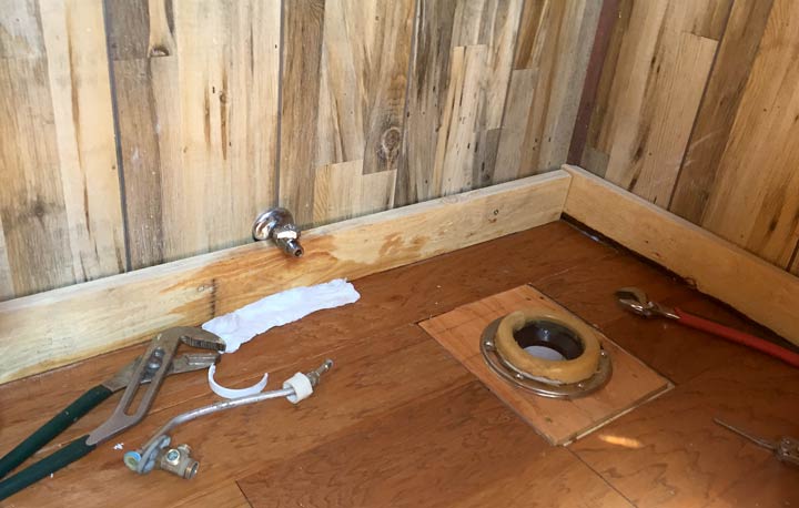 Vickers Ranch Workamping Toilet Replacement