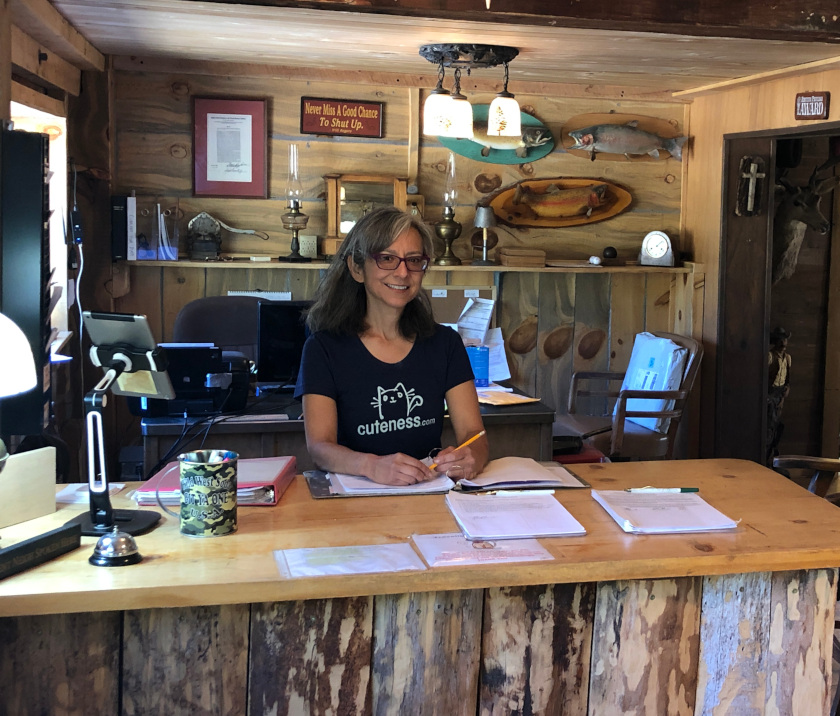 Rene Workamping Vickers Ranch Office