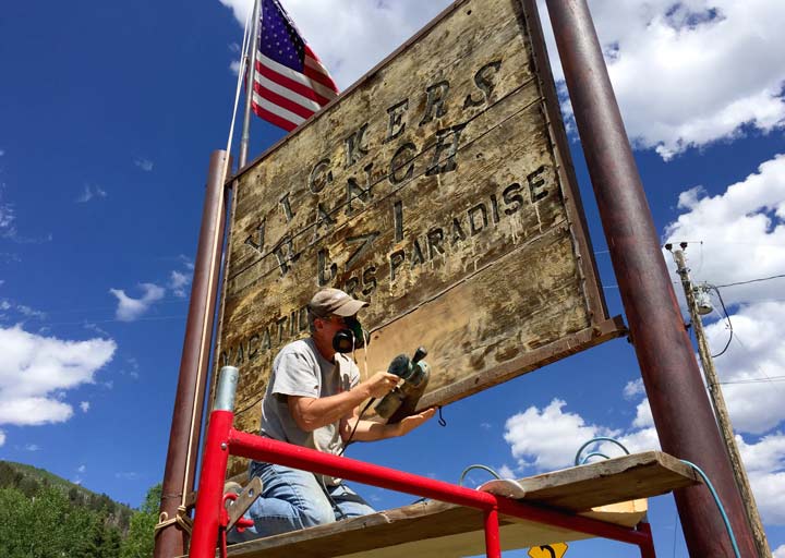 Vickers Ranch Workamping Sign Project