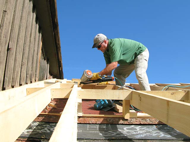 New Metal Roofing at Workamping Ranch Job