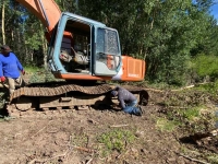 Excavator Track Repair